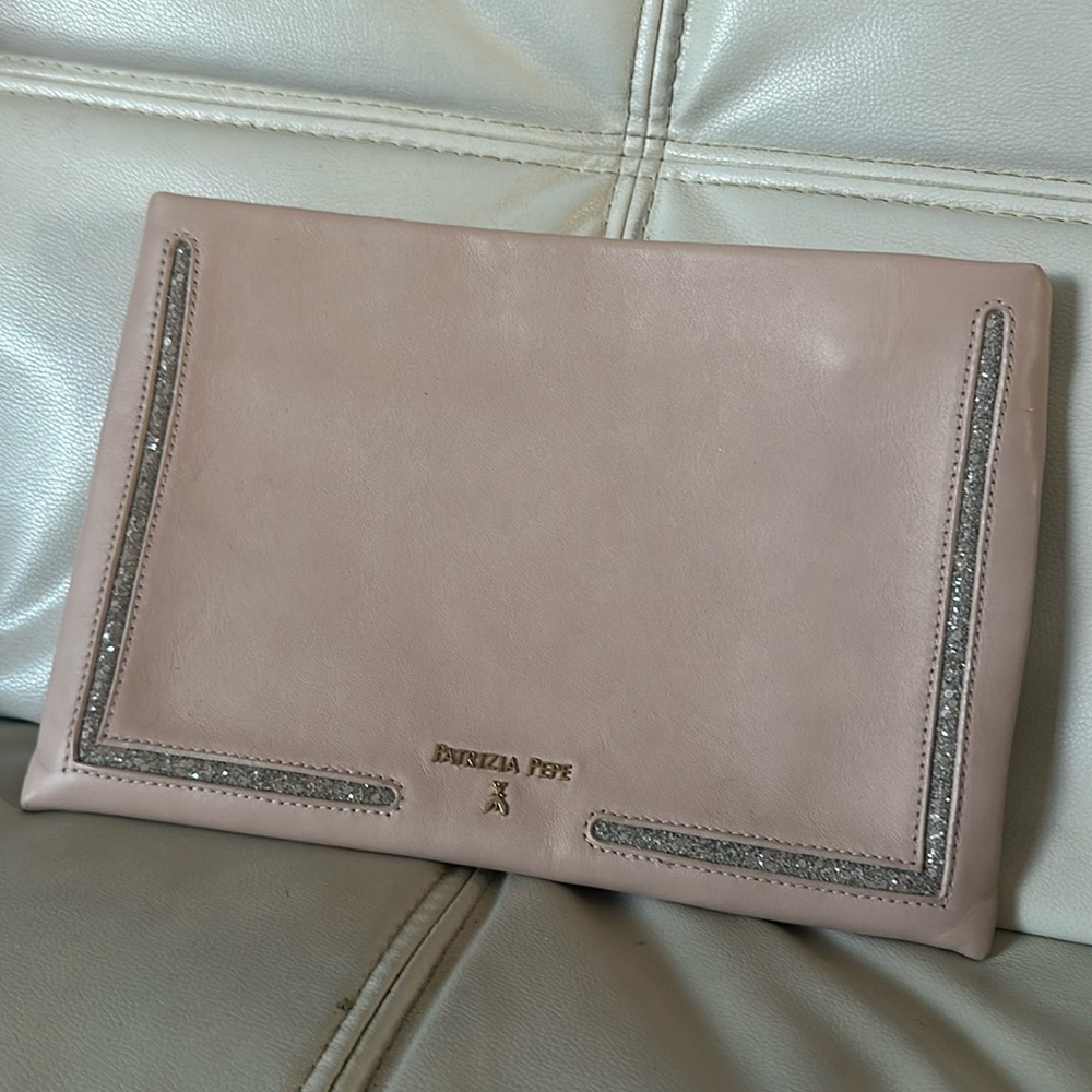 Patrizia Pepe - Italian fashion designer clutch bag - real leather